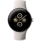 Google Pixel Watch 2 (Wi-Fi) - Polished Silver Aluminium Case with Porcelain Active Band