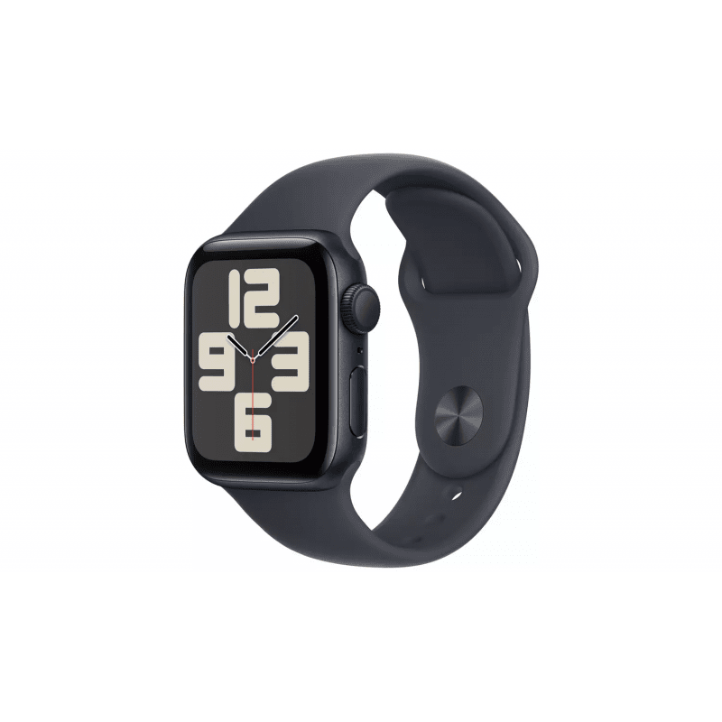 Apple Watch SE 2024 2nd Generation (GPS, 40mm) - Midnight Aluminium Case with S/M Midnight Sport Band Apple Watch SE 2024 2nd Generation (GPS, 40mm) - Midnight Aluminium Case with S/M Midnight Sport Band
