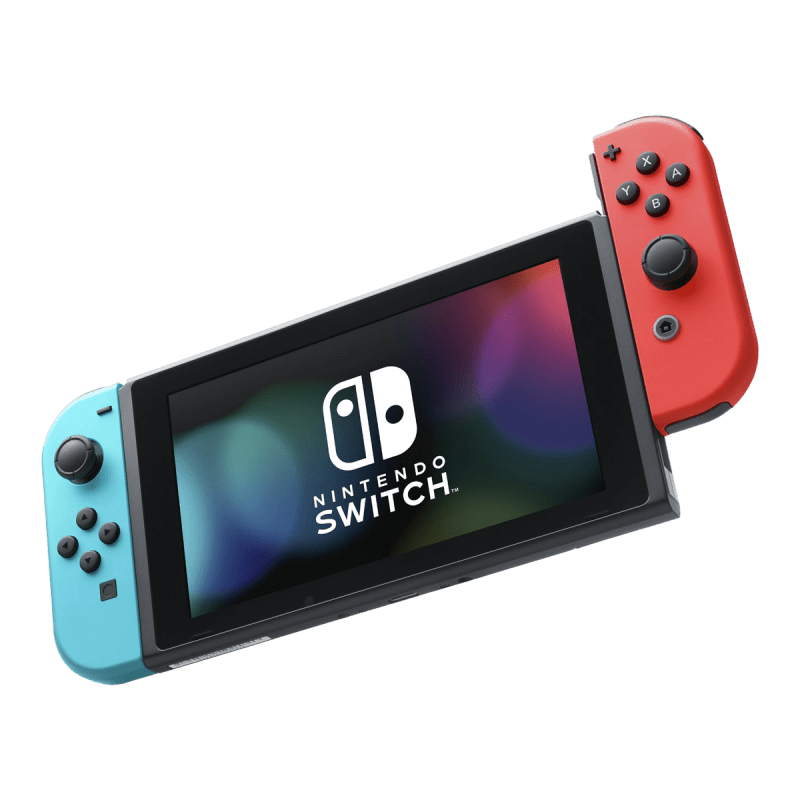 Nintendo Switch in selling Neon Blue/Neon Red